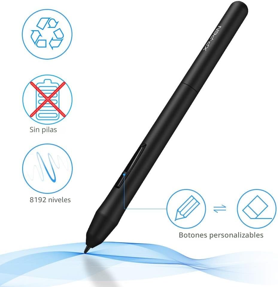 Tableta de Dibujo XPPen StarG640 Tableta Gráfica Digital de 6x4 Pul...