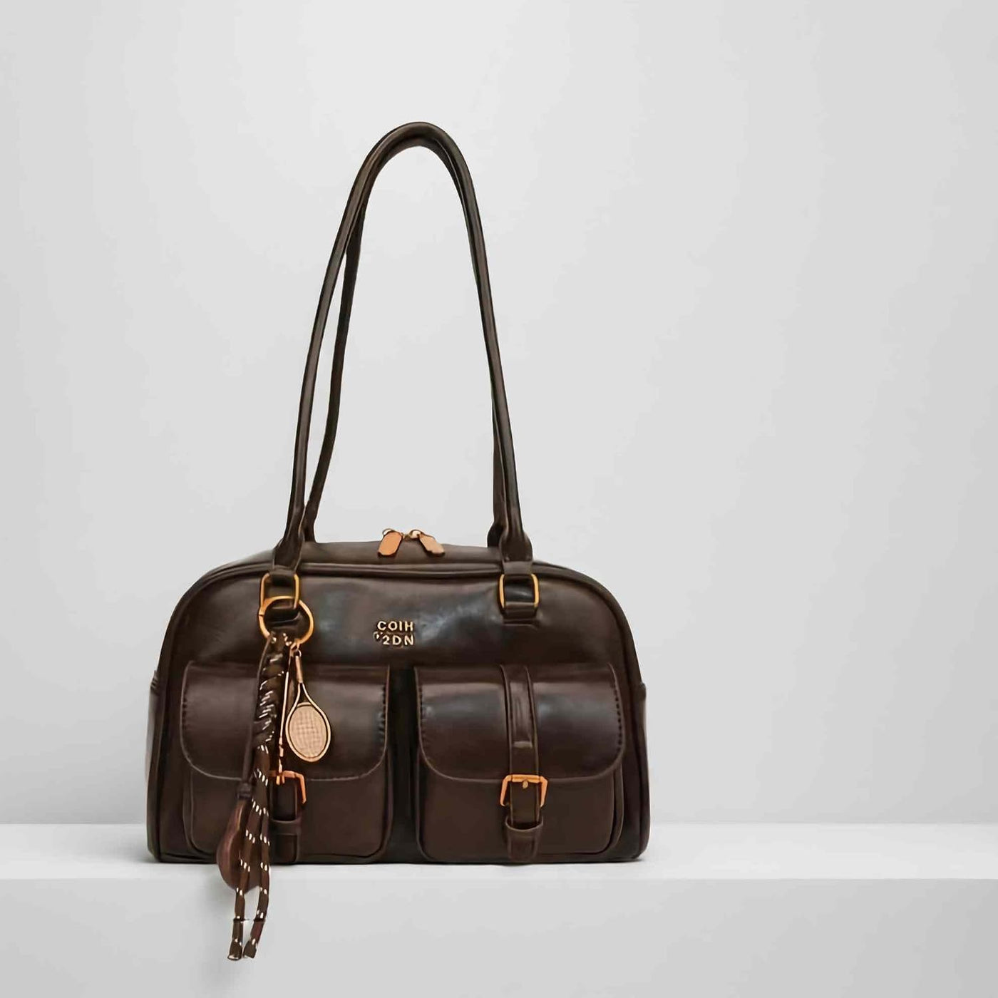 Bolso de hombro vintage para mujer, bolsos de piel resistente al ac...