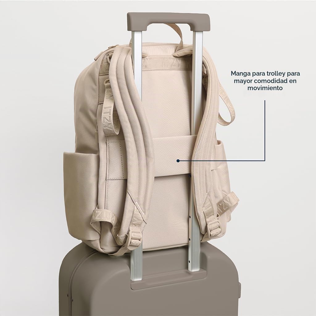 Itzy Ritzy Mochila para pañales utilitaria: cuenta con 17 bolsillos...