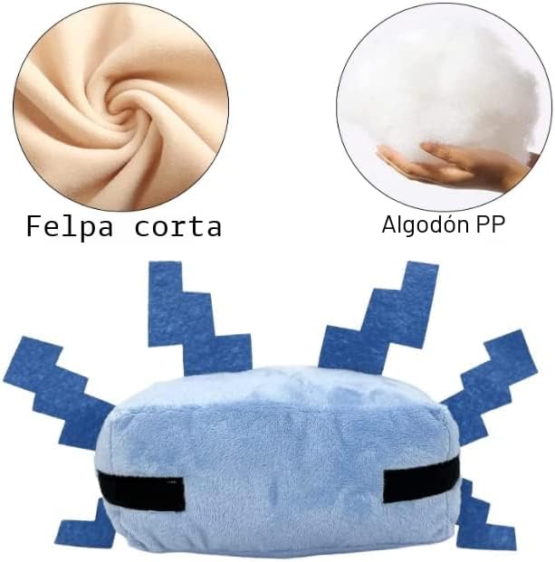HQRYSH Axolot Juguete de Peluche Relleno Almohada Suave, Adecuado p...