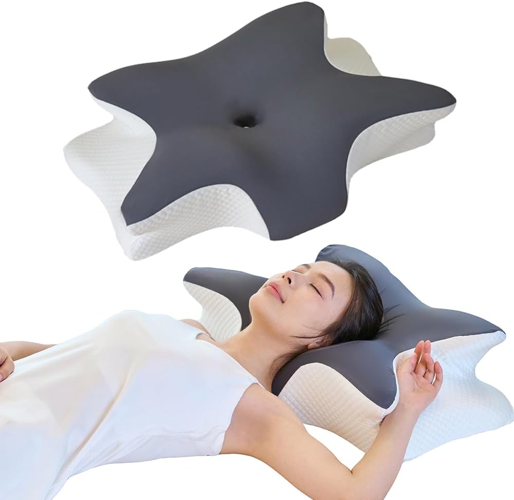 TAFOWTET Almohada cervical de espuma viscoelástica \u2013 Soporte e...