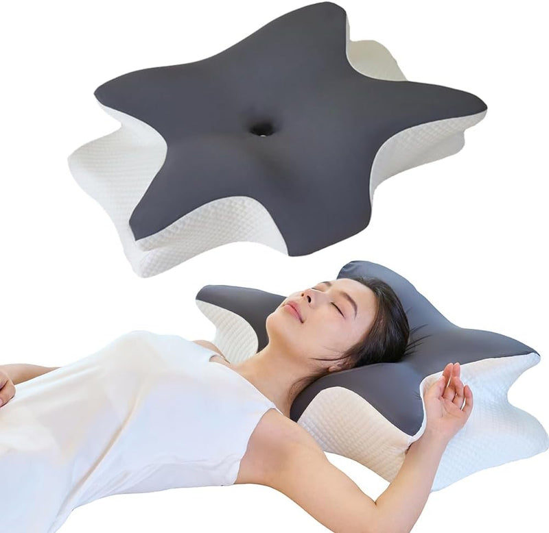 TAFOWTET Almohada cervical de espuma viscoelástica \u2013 Soporte e...