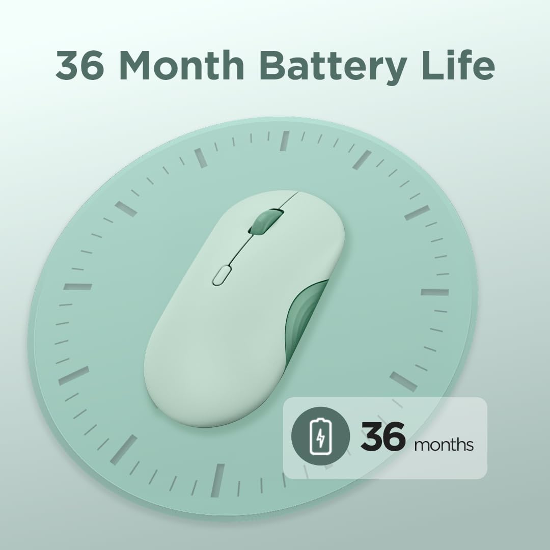 Lenovo Ratón Bluetooth inalámbrico 350, clic silencioso, DPI de 3 n...