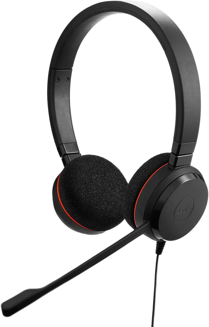 Jabra Evolve 20 Auriculares con cable (edición 2025) con USB-A\/USB...