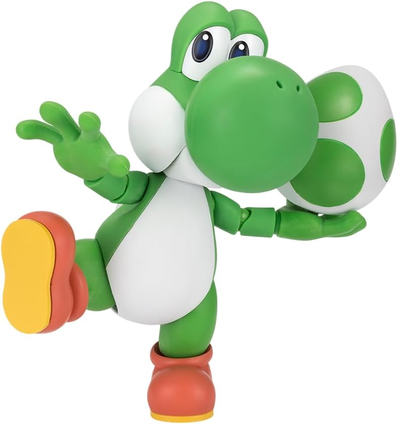 TAMASHII NATIONS - Figura de acción de Super Mario - Yoshi S.H.Figu...