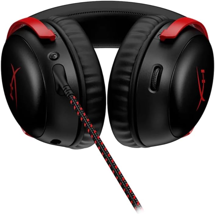 HyperX Cloud III - Auriculares con cable para juegos, PC, PS5, Xbox...