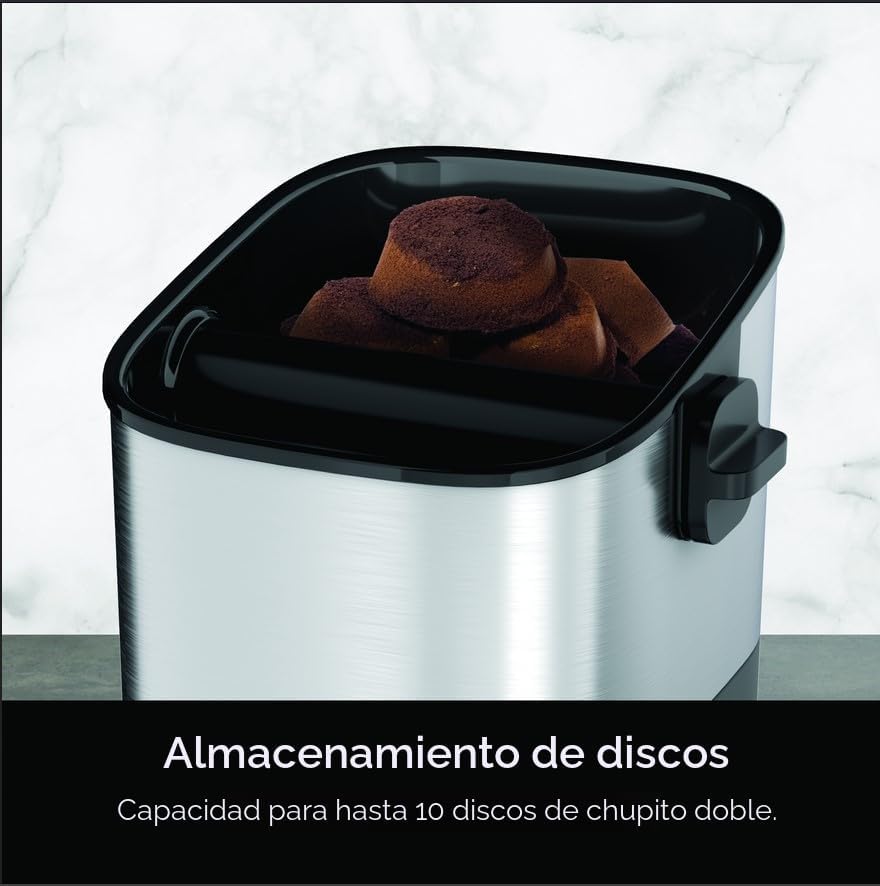 Ninja Luxe Café Knock Box, capacidad para 10 discos de doble tiro |...