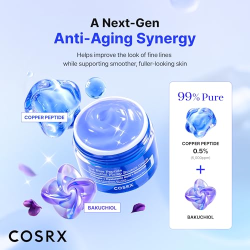 COSRX The Blue Copper Peptide Serum &amp; Cream Duo - Suero peptídi...