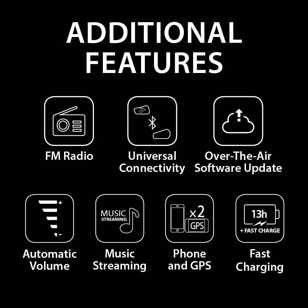 Cardo Systems FREECOM 2X - Intercomunicador de 2 vías con conexión...