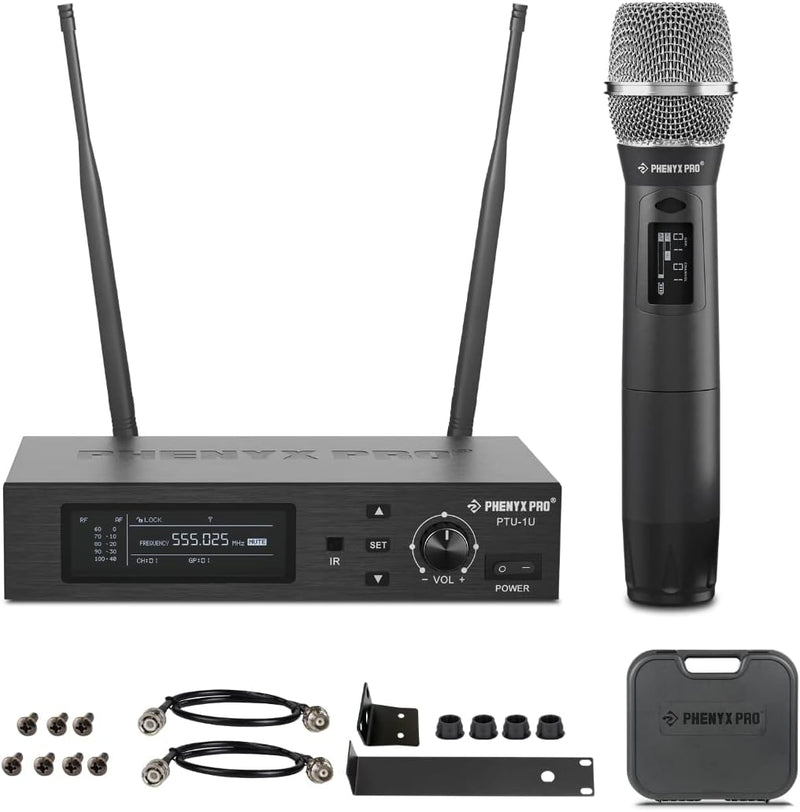 Phenyx Pro Single UHF True Diversity Sistema de micrófono inalámbri...