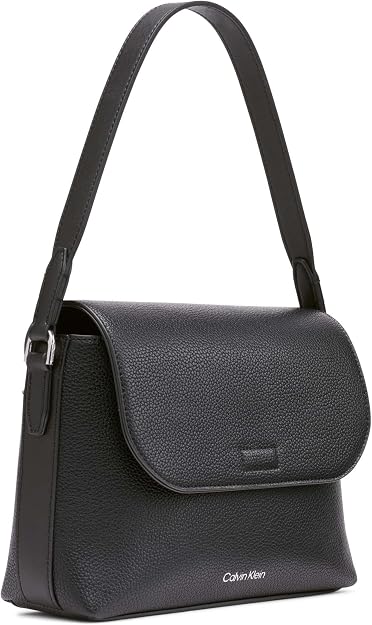 Calvin Klein Bolso de hombro con solapa Millie 2 en 1 para mujer y bandolera