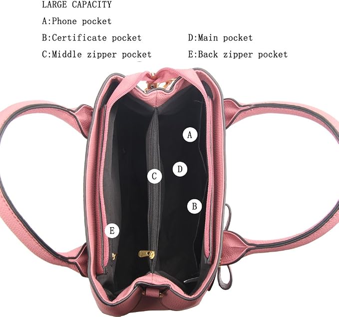 Bolsos y carteras de mujer de moda de piel sintética Jeniulet