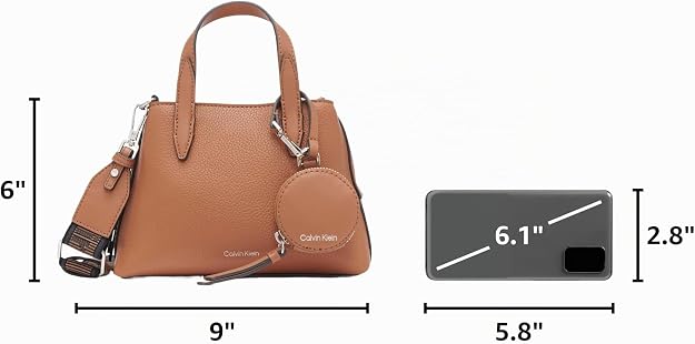 Calvin Klein Millie - Mini bolso cruzado 2 en 1 con compartimento triple