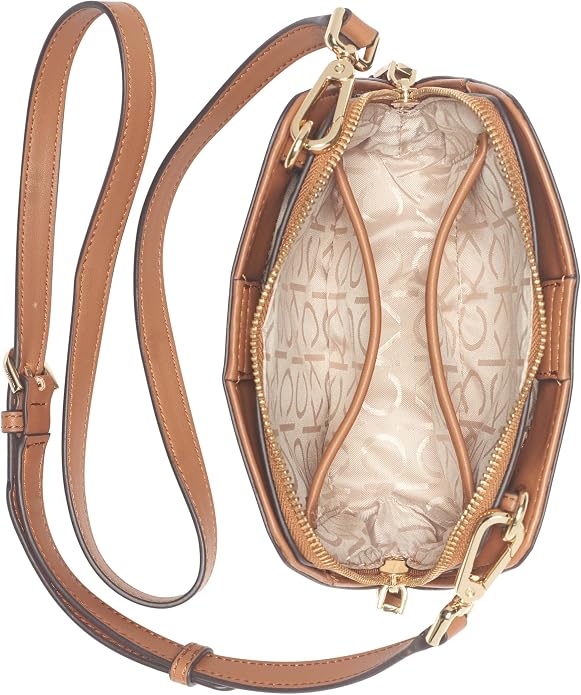 Calvin Klein Lucy - Bandolera cruzada con triple compartimento para mujer