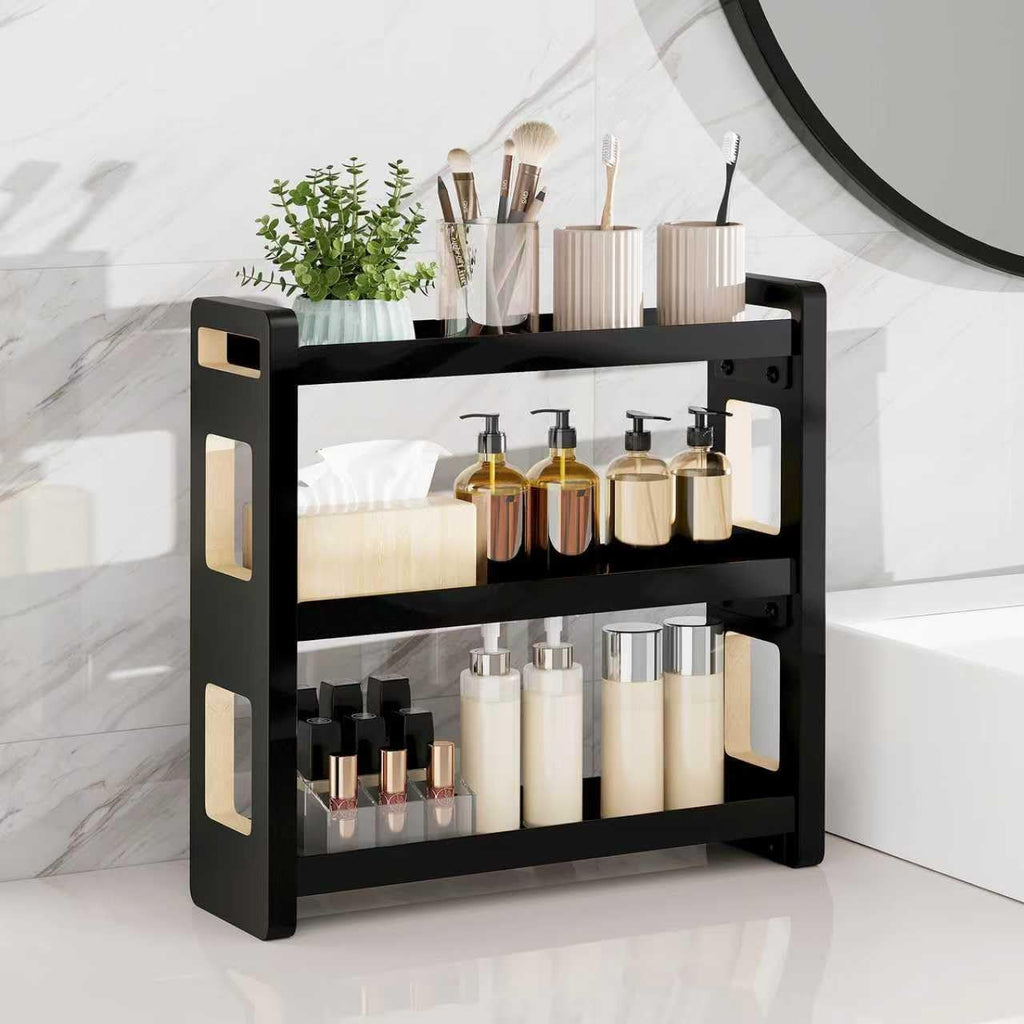 UJQSUN Organizador de encimera de baño, organizador de baño, soport...