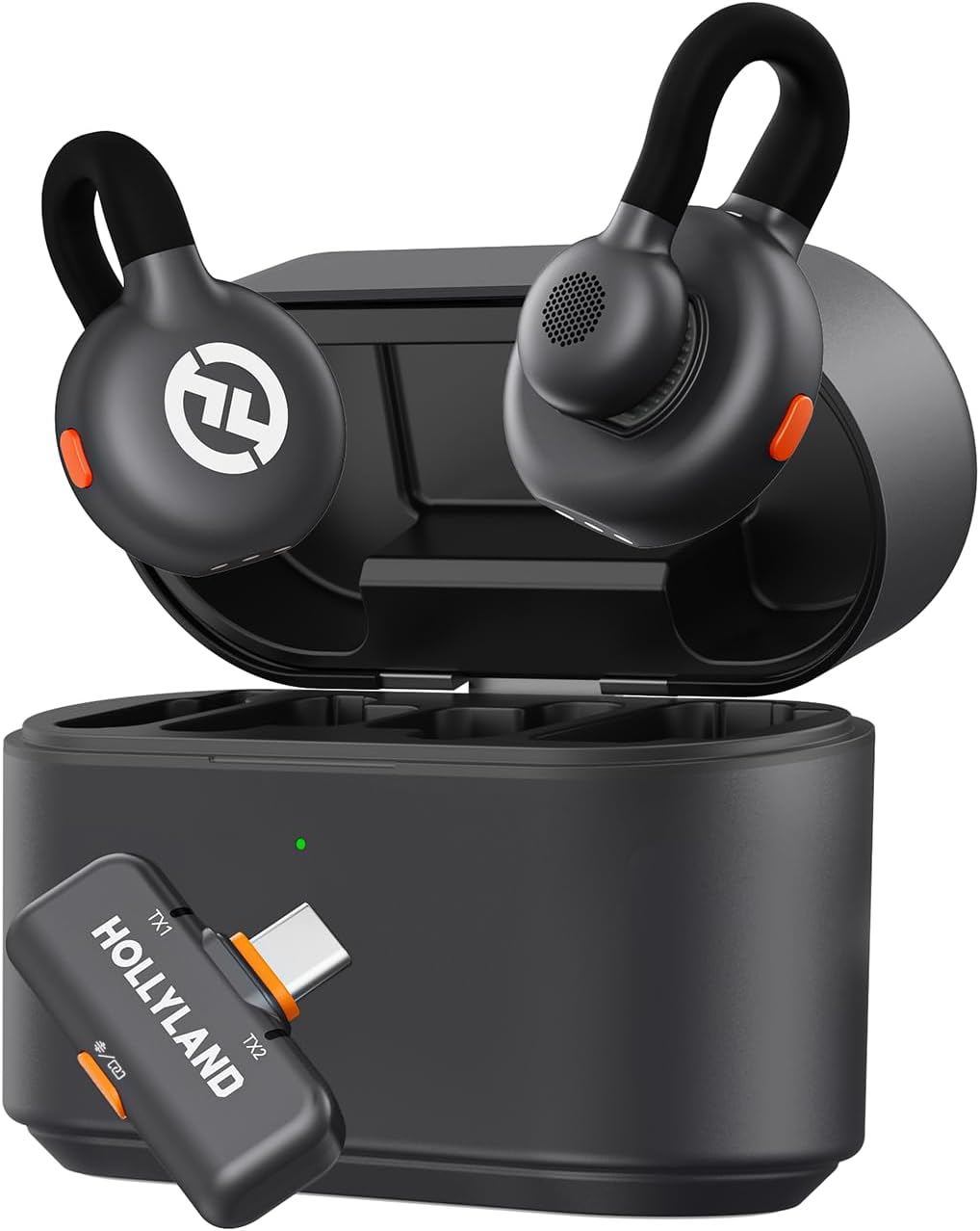 Hollyland Lark M2S Micrófono inalámbrico con conector USB-C para iP...