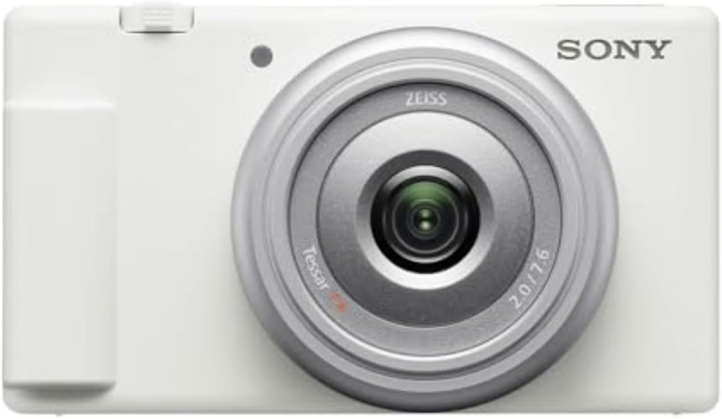 Sony ZV-1F Vlog Cámara para creadores de contenido y vloggers Blanco