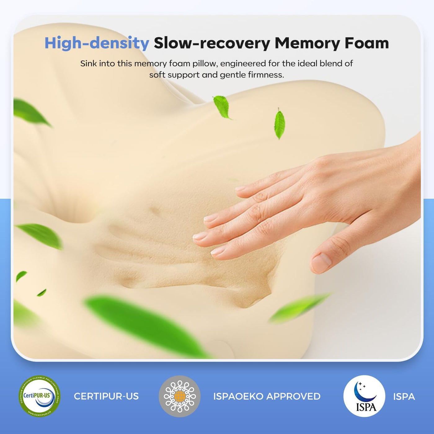 Almohada cervical ergonómica ultra cómoda, almohada cervical de esp...