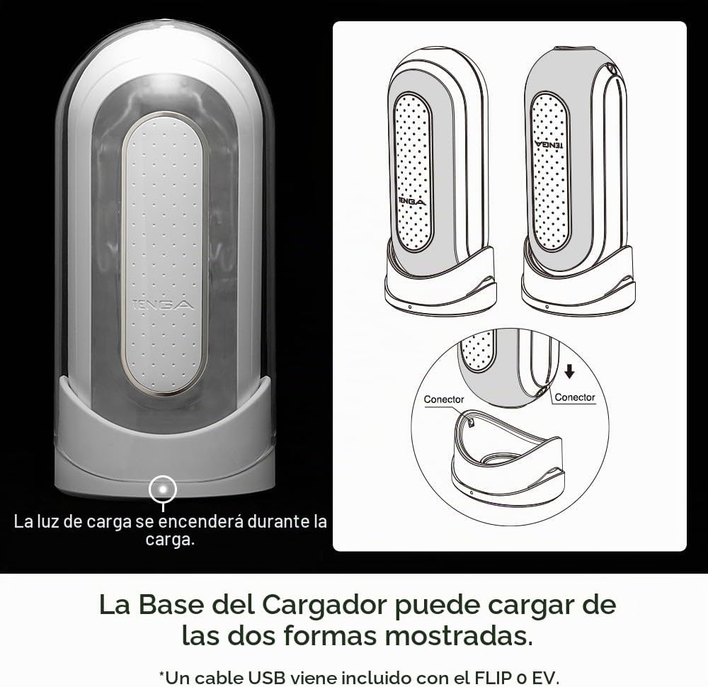 Tenga Flip 0 - Taza de masaje electrónica para masturbación de homb...