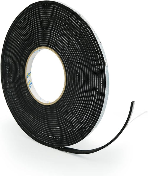 Alenor EPDM - Cinta aislante de espuma negra autoadhesiva de 1\/8 x...