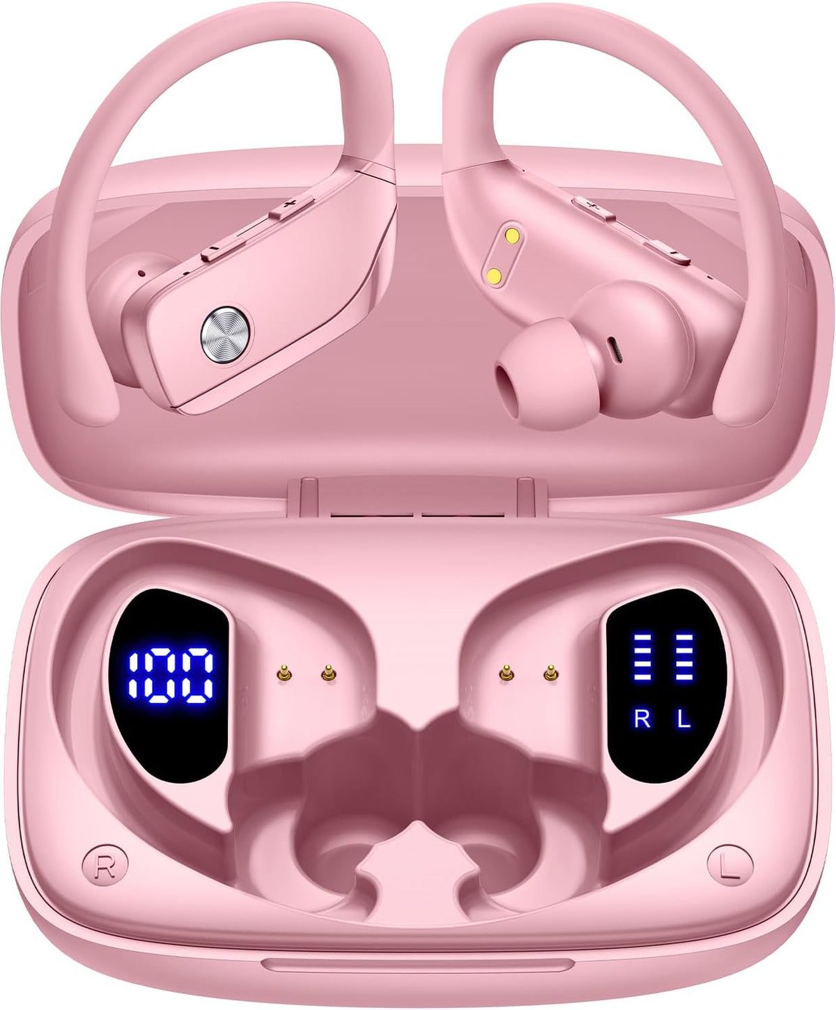 Auriculares inalámbricos Bluetooth con ganchos para las orejas con...