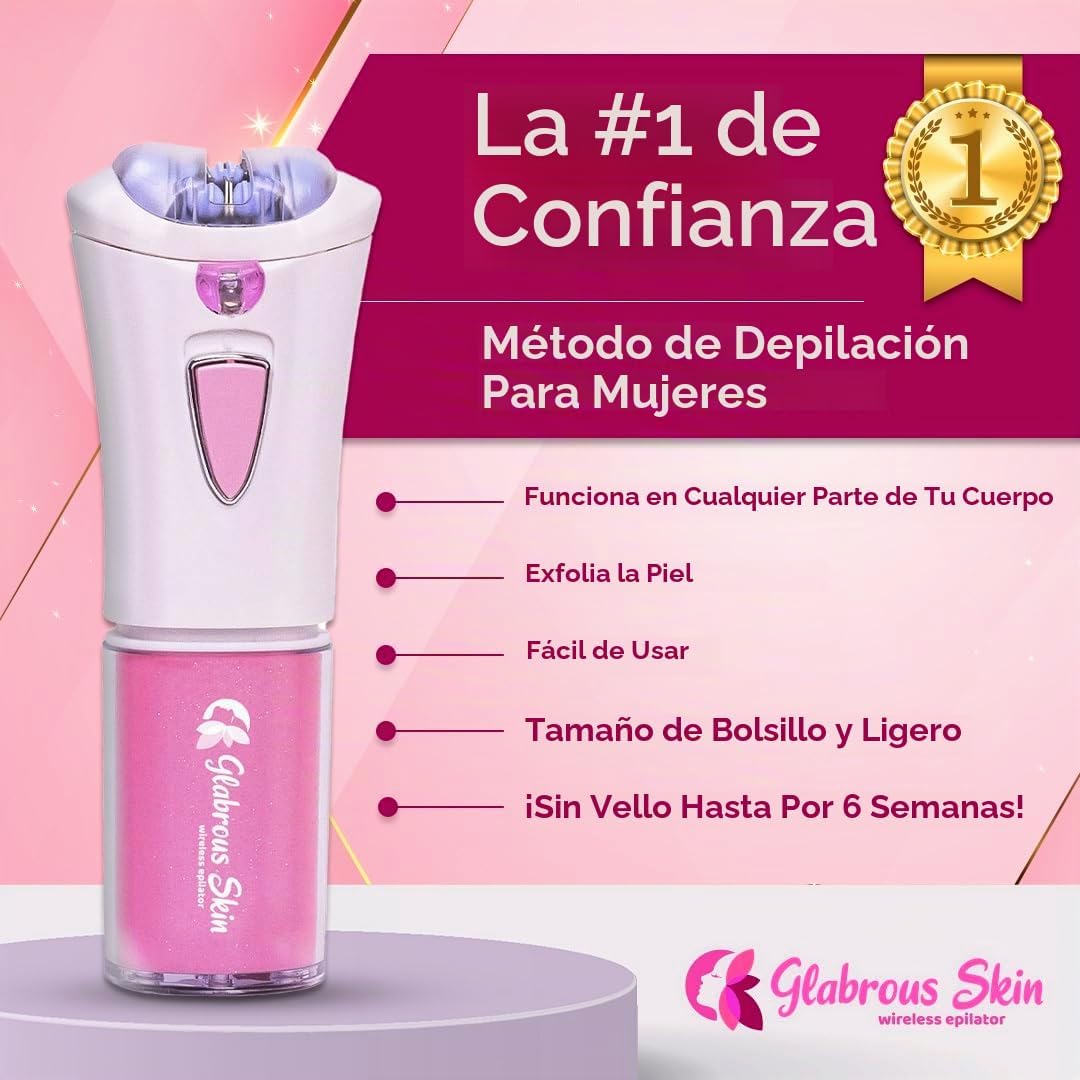 Glabrouse Depiladora de piel, removedor de vello Glabrous Skin para...