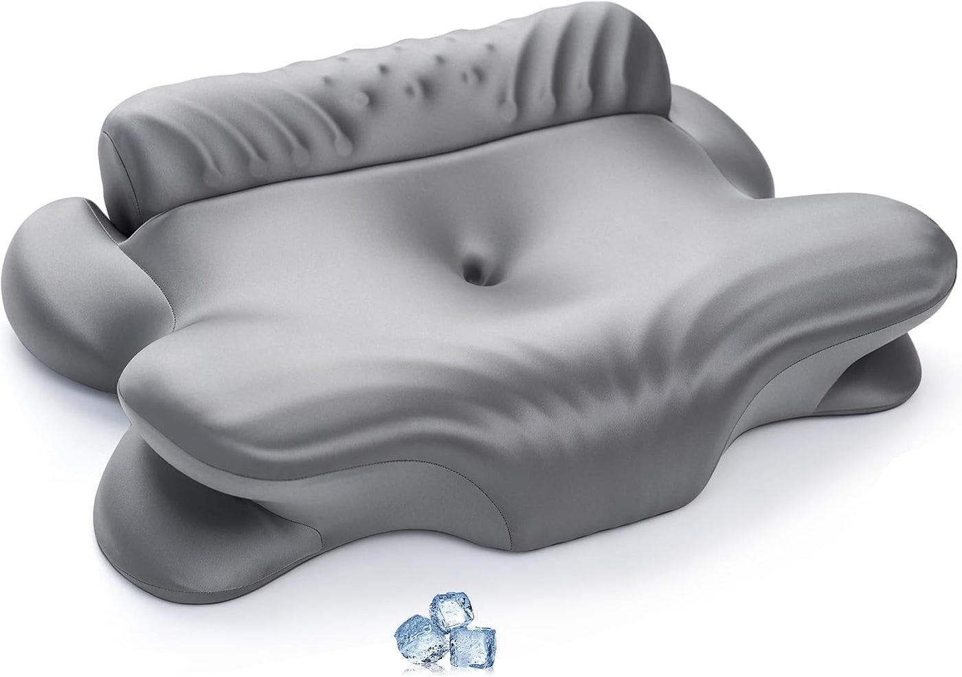 Kurcodw Almohada cervical para aliviar el dolor de cuello, almohada...