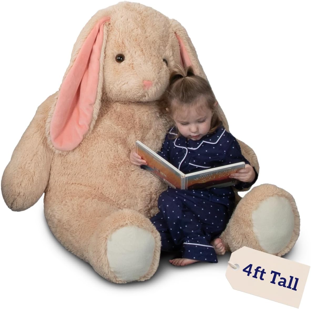 Vermont Teddy Bear Peluche gigante de conejo de Pascua de 4 pies |...