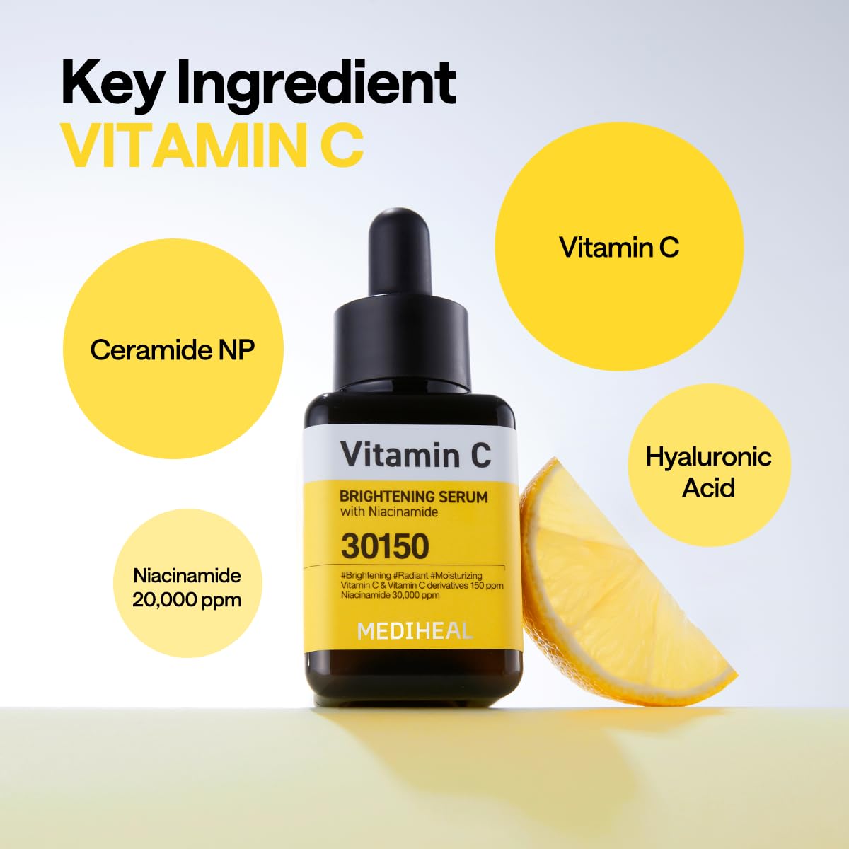 MEDIHEAL Suero Iluminador de Vitamina C (1.35 fl oz, 1 Paquete) - C...