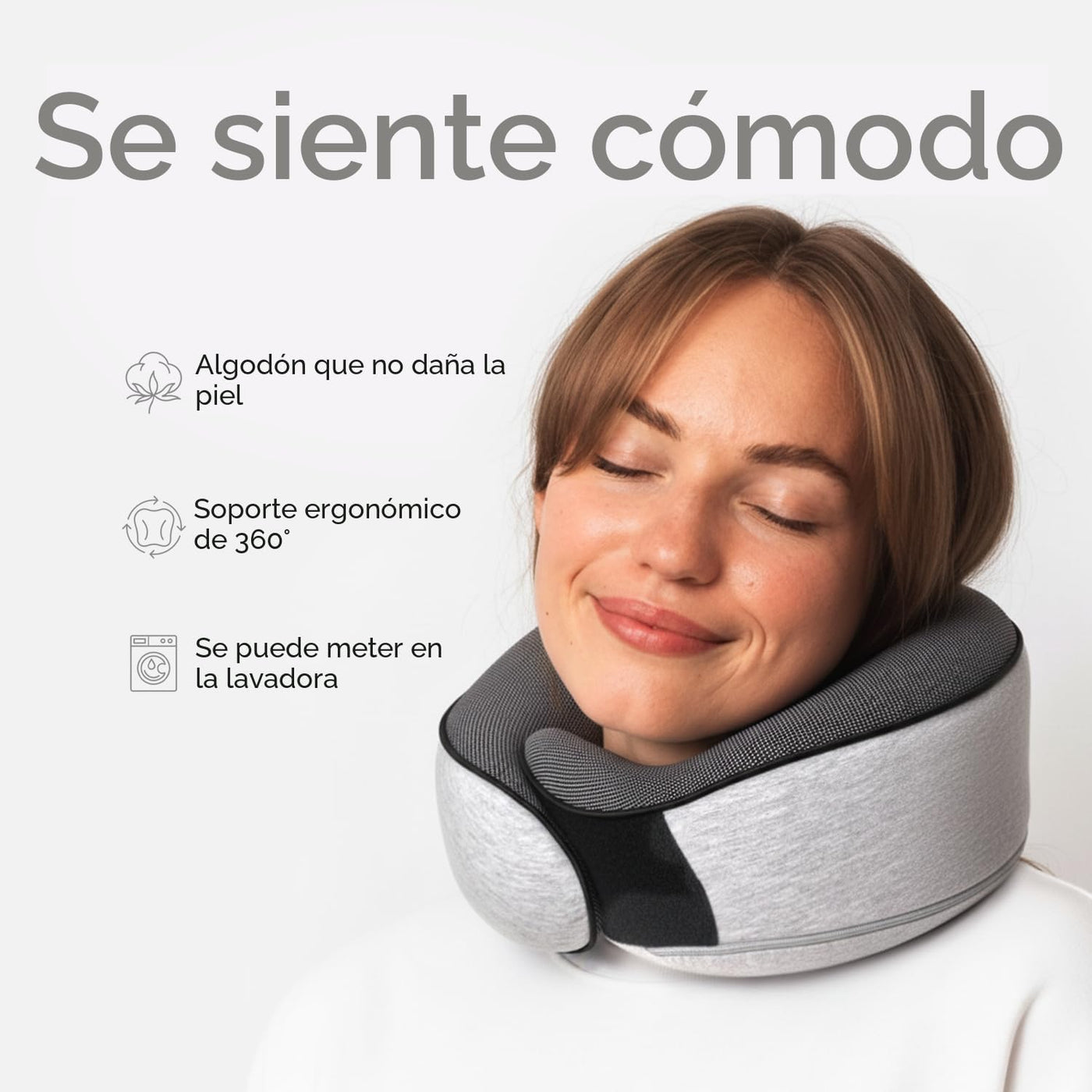 Proglobe Almohadas cervicales de viaje para aviones, artículos esen...