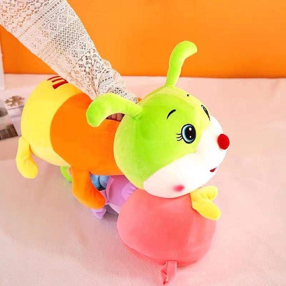 AOQI Animal de Peluche Oruga Multicolor Almohada Grande para Abraza...