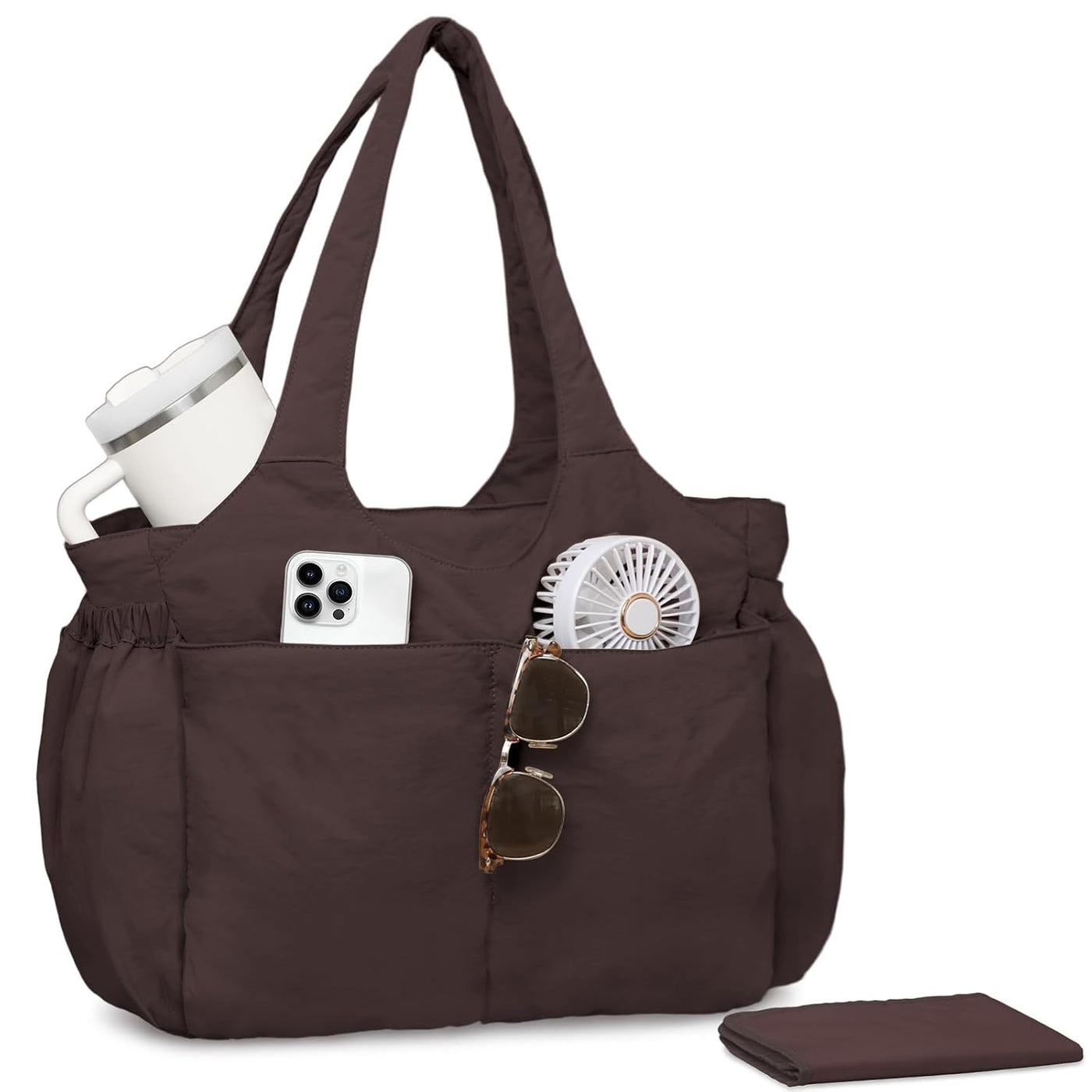 MOMINSIDE Bolsa de mano con lazo para mujer, bolsa de pañales para...