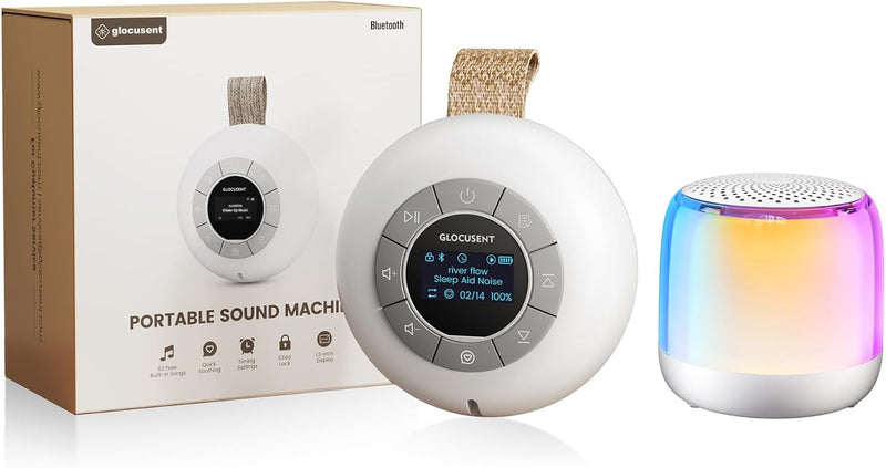 Glocusent N18 y N13 (máquina de sonido portátil + máquina de sonido...