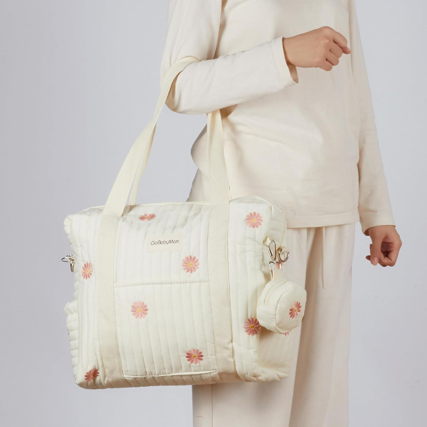 GOBABYMART Set de 3 Bolsos de Pañales, Bolsa Hospitalaria para Part...