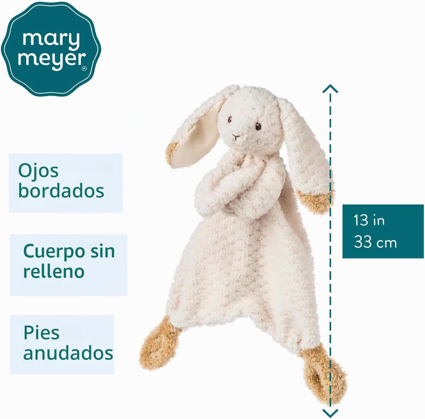 Mary Meyer Juguete suave Lovey, 13 pulgadas, conejo de avena