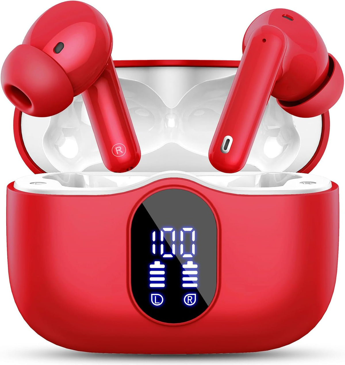 Auriculares inalámbricos, Bluetooth 5.4 Auriculares estéreo y llama...