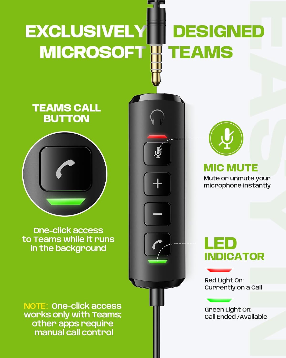 Acer Auriculares USB con micrófono para PC, auriculares de computad...