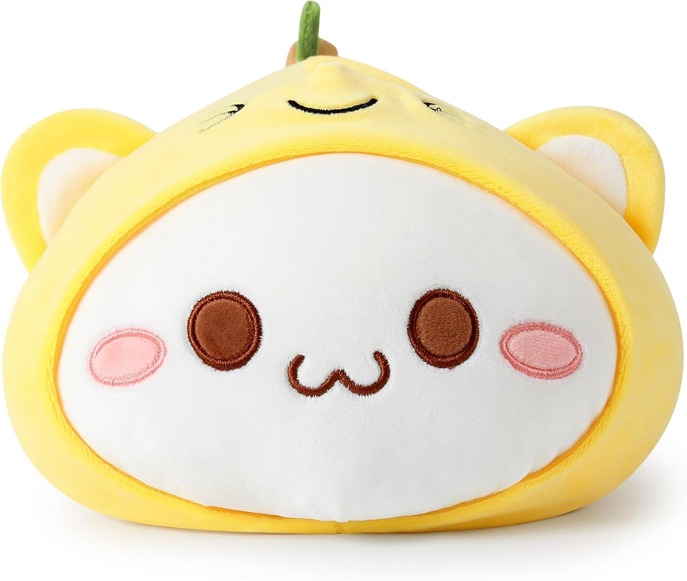 Onsoyours - Lindo gatito plátano gato de peluche juguete de peluche...