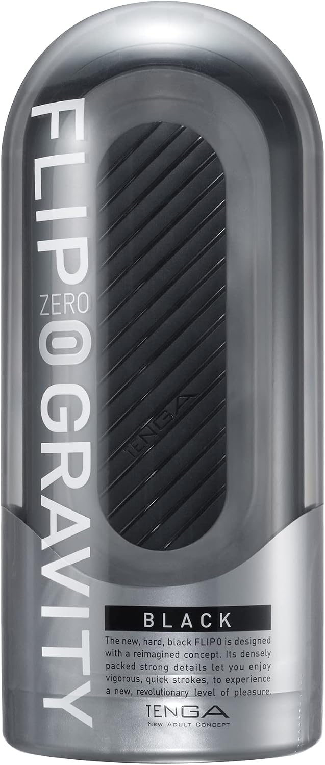 TENGA FLIP 0 (Zero) Gravity Black, reutilizable, manual, mecánico a...