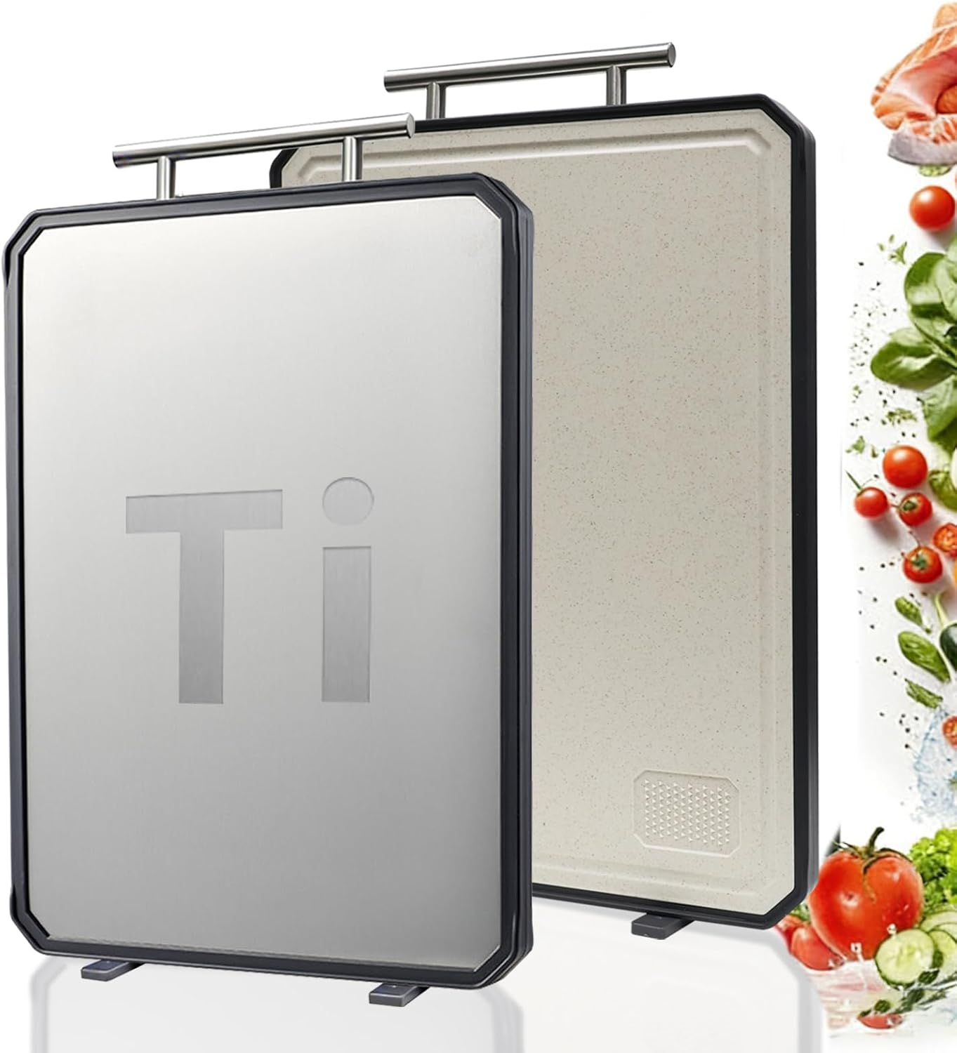 Tabla de cortar de titanio para cocina, tabla de cortar de titanio...