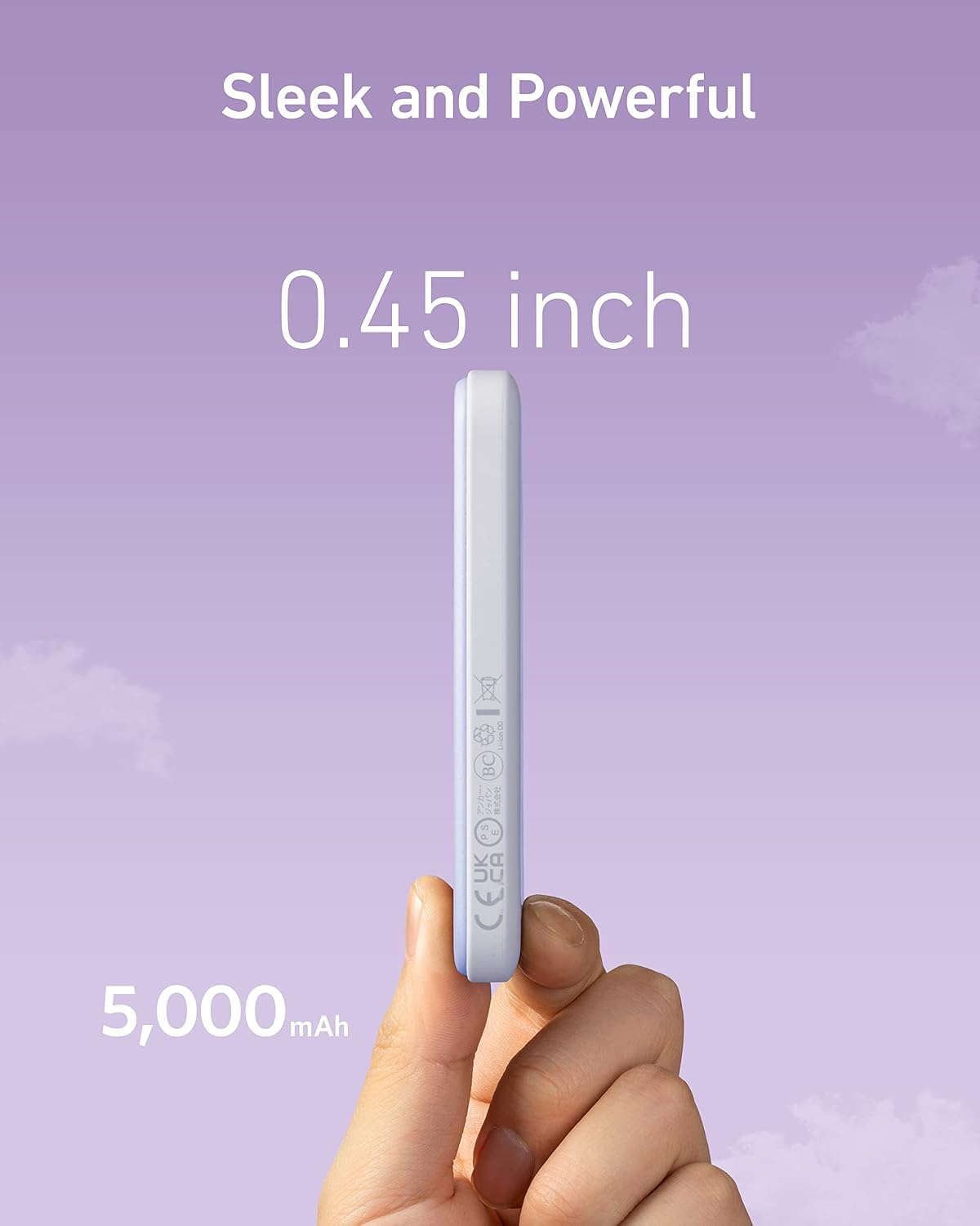 Anker 621 MagGo Power Bank, cargador portátil magnético de 5,000 mA...