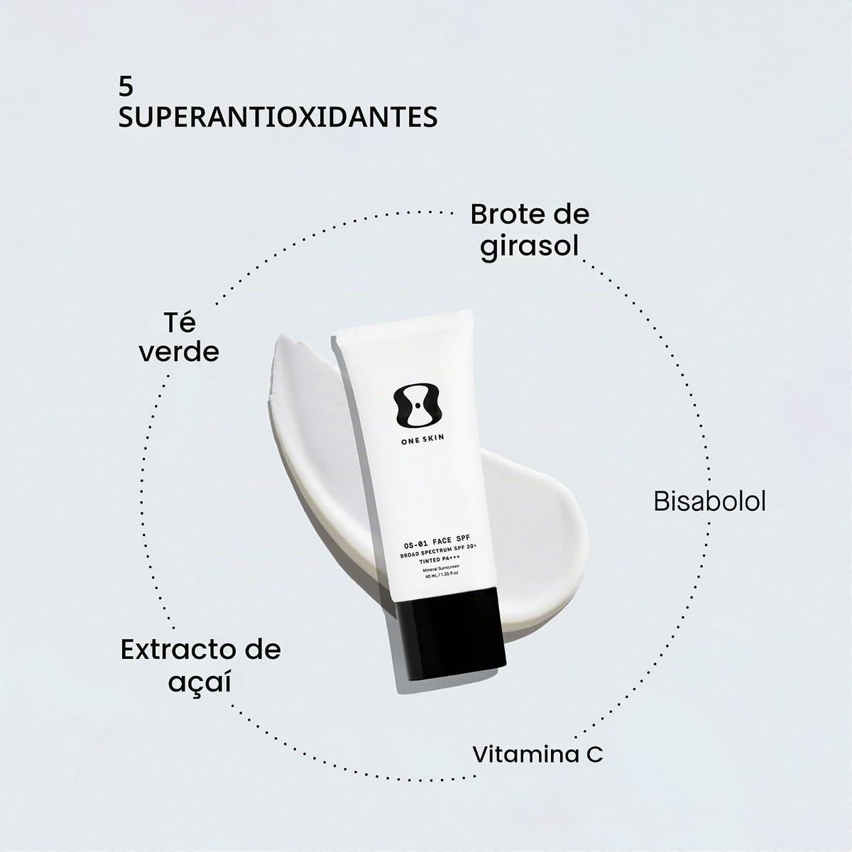 OneSkin FACE SPF OS-01 - Protector solar mineral de amplio espectro...