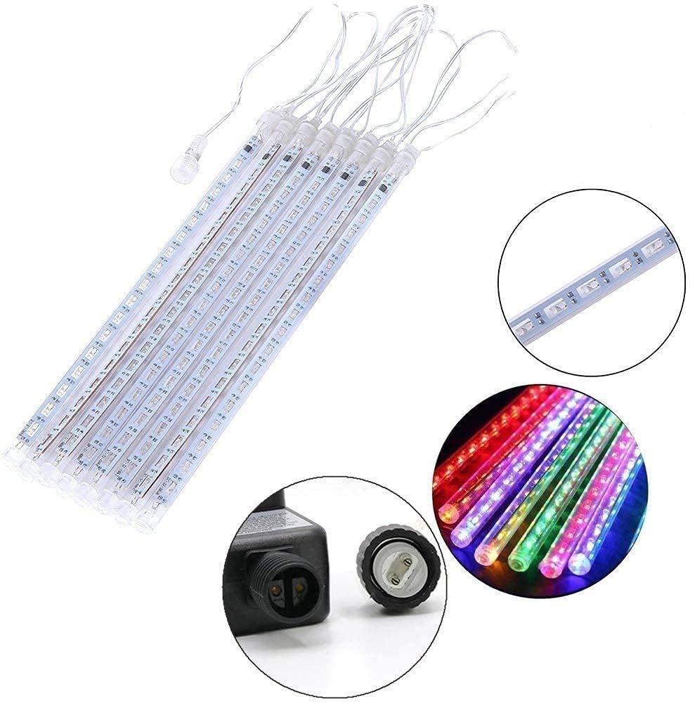 Weepong Luces de lluvia de meteoros con certificado UL 192 LED, 8 t...