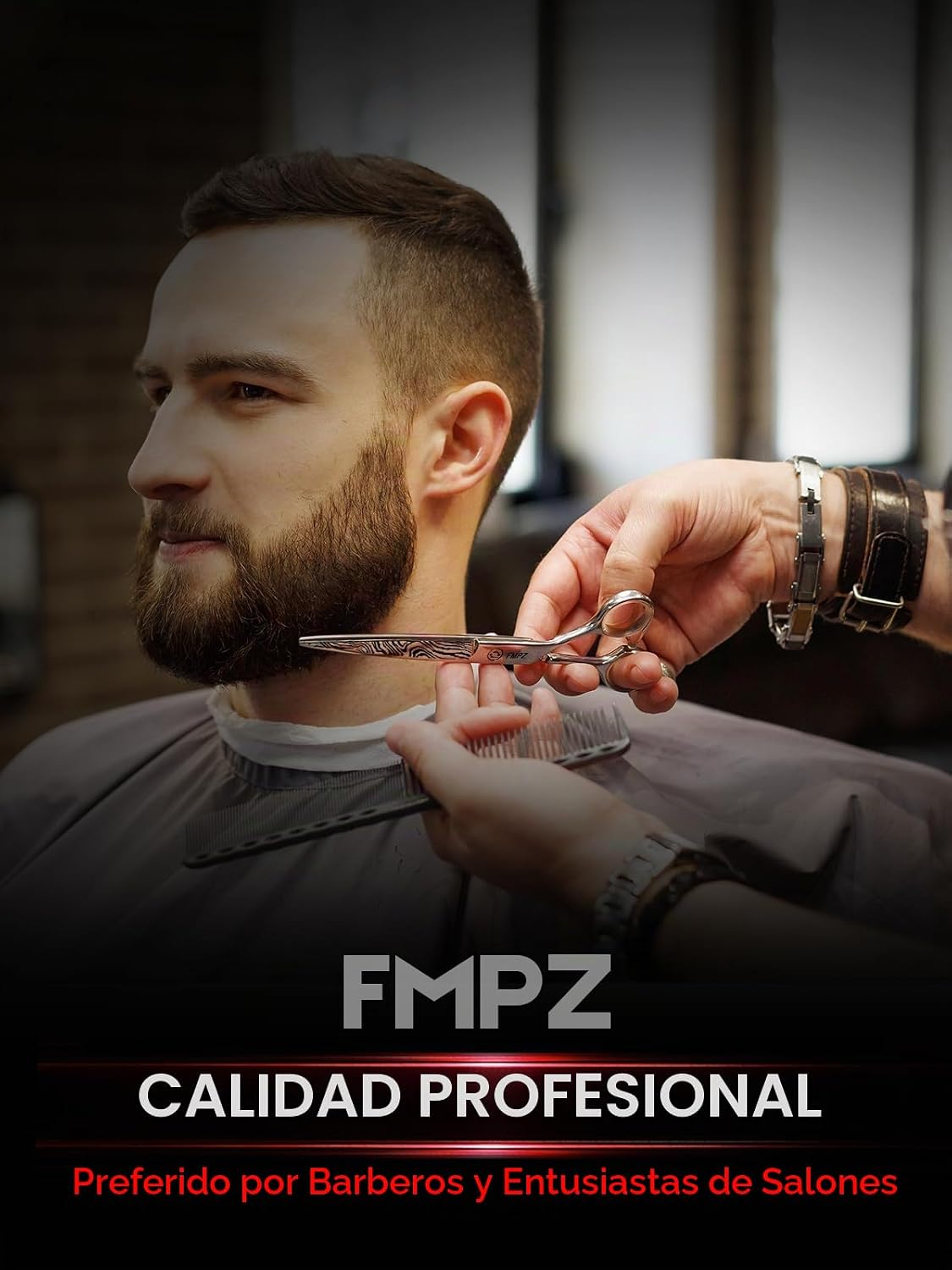 Tijeras de corte de cabello profesionales, tijeras de peluquero de...