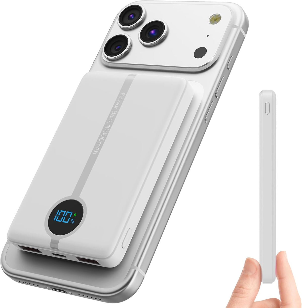 LYAOAO para MagSafe Power Bank 10000mAh, cargador portátil magnétic...