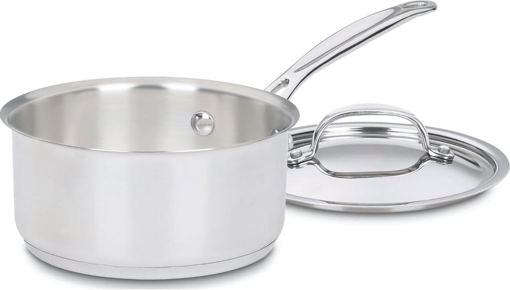 Cuisinart Cacerola de 1.5 Cuartos con Tapa, Colección Clásica de Ut...