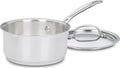 Cuisinart Cacerola de 1.5 Cuartos con Tapa, Colección Clásica de Ut...