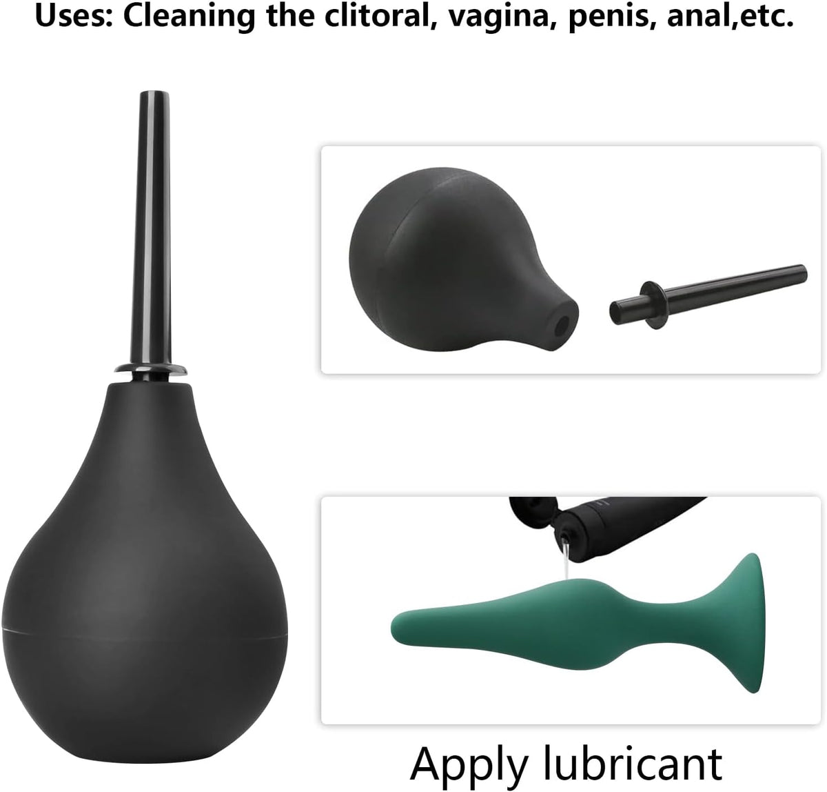 Hisionlee Sex Toys - Juego de 4 tapones anales de silicona para adu...
