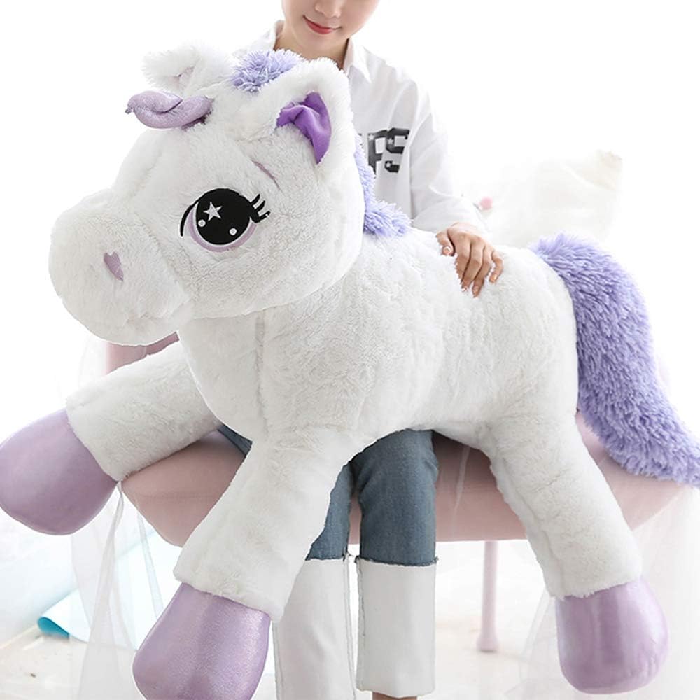 sofipal Juguetes de Animales de Peluche Unicornio Gigante, Almohada...