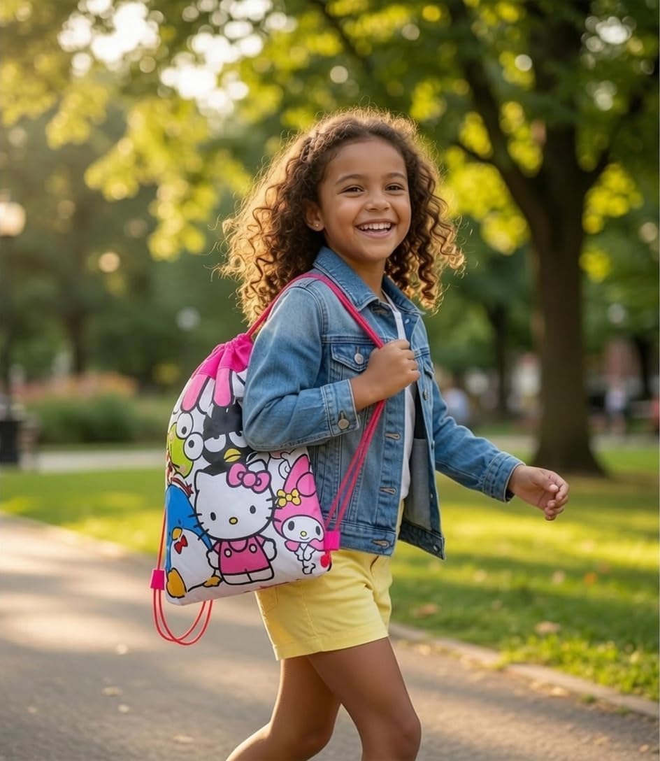 SANRIO Hello Kitty and Friends - Juego de bolsas de recuerdo de fie...